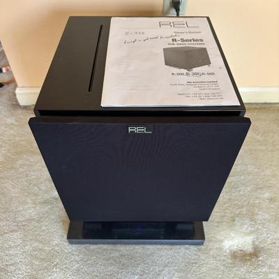REL Acoustics R-305 Sub-Bass System – High-End Powered Subwoofer w/ Manual