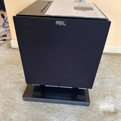 REL Acoustics R-305 Sub-Bass System – High-End Powered Subwoofer w/ Manual