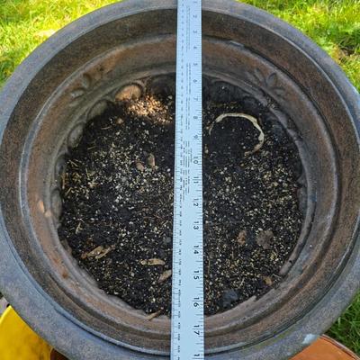Flowerpots and Sprinklers with a brass plant stand