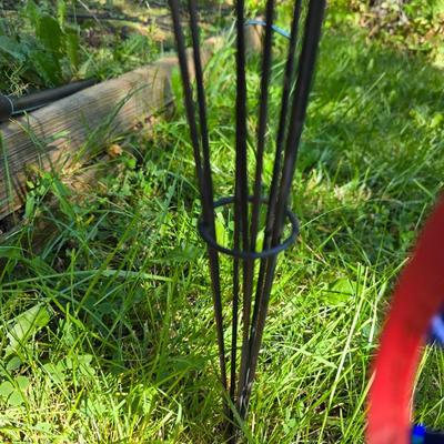 Garden decor - Large Pray owl - wind spinner - and decorative garden stake
