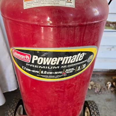 Coleman Powermate 90OSI Air Compressor - needs work