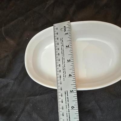 Bonjour Casserole dish and a partial set of Churchill dinnerware