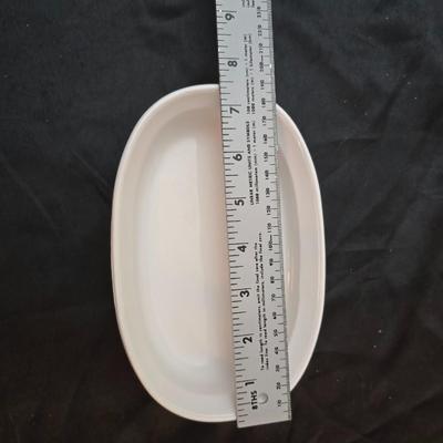 Bonjour Casserole dish and a partial set of Churchill dinnerware
