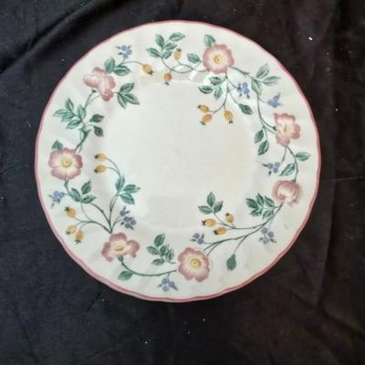 Bonjour Casserole dish and a partial set of Churchill dinnerware