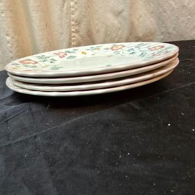 Bonjour Casserole dish and a partial set of Churchill dinnerware