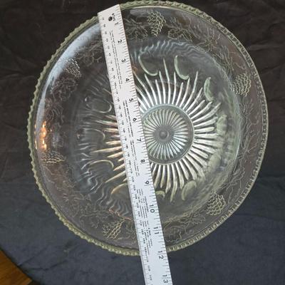 Punch Bowl and Glasses with cup hooks