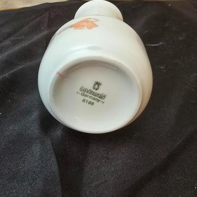 Porcelain glassware - vases - candle holders - sugar dish - small mugs and more