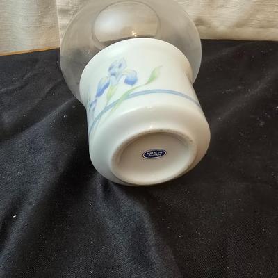 Porcelain glassware - vases - candle holders - sugar dish - small mugs and more