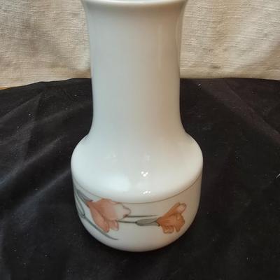 Porcelain glassware - vases - candle holders - sugar dish - small mugs and more
