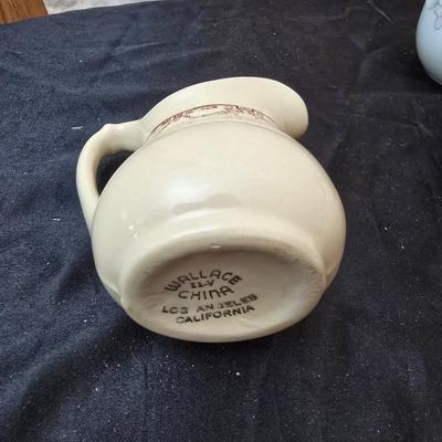 Porcelain glassware - vases - candle holders - sugar dish - small mugs and more