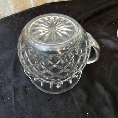 Decorative Clear Glass wear - Avon vase - glass blown swan - heavy pitcher and more