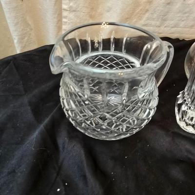 Decorative Clear Glass wear - Avon vase - glass blown swan - heavy pitcher and more