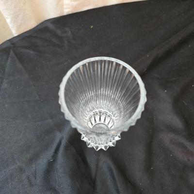 Decorative Clear Glass wear - Avon vase - glass blown swan - heavy pitcher and more