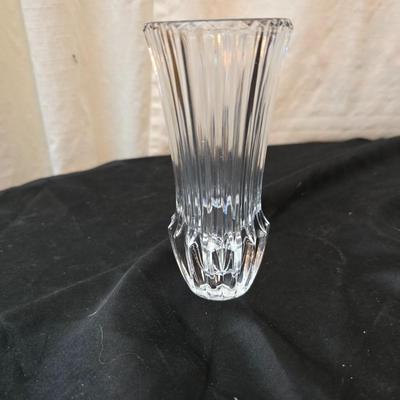 Decorative Clear Glass wear - Avon vase - glass blown swan - heavy pitcher and more