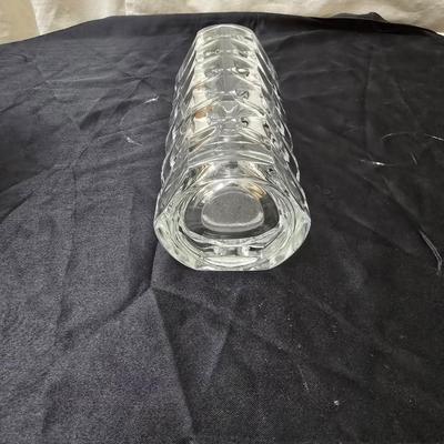 Vintage pressed and etched glassware - covered candy dish - Avon vase - etched bowl and more