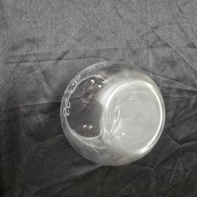 Vintage pressed and etched glassware - covered candy dish - Avon vase - etched bowl and more