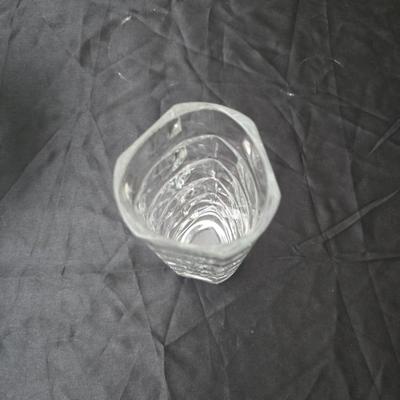 Vintage pressed and etched glassware - covered candy dish - Avon vase - etched bowl and more