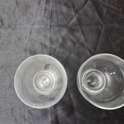 Vintage pressed and etched glassware - covered candy dish - Avon vase - etched bowl and more