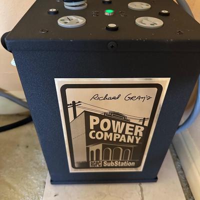 Gray’s Power Company (RGPC) SubStation paired with an Audio Line Source Model 1200S power distribution system.