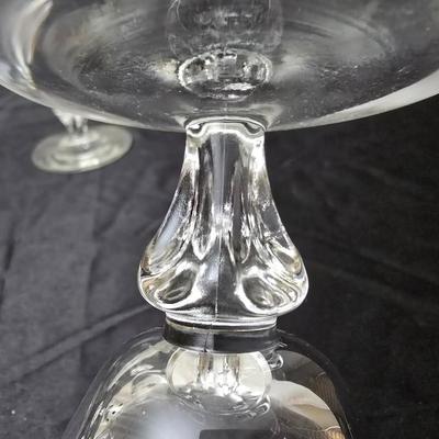 Autumn leaf Libbey glassware 8 stemmed glasses