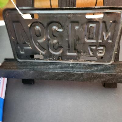 Vintage 1967 Maryland Motorcycle License Plate 1394 Man Cave Garage