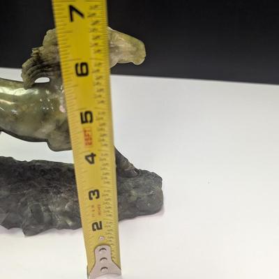 Vintage Hand Carved Steatite Stone Horse Figure