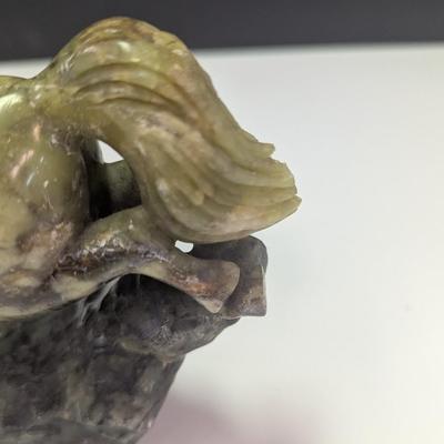 Vintage Hand Carved Steatite Stone Horse Figure