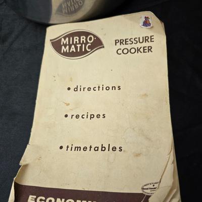 Two Mirro-Matic Pressure cookers