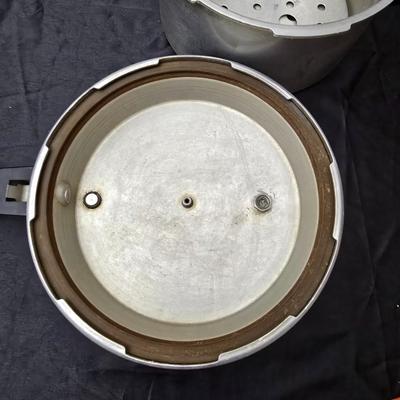 Two Mirro-Matic Pressure cookers