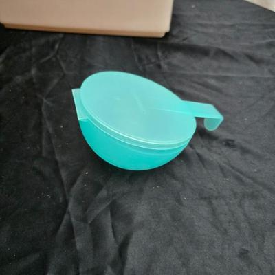Colorful Tupperware brand food storage containers - complete Mini Pak n carry lunchbox!