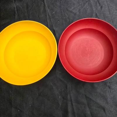 Colorful Tupperware brand food storage containers - complete Mini Pak n carry lunchbox!