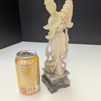 Vintage Chinese Soapstone Figure Kwan Yin Guan Yin Woman Female Figure