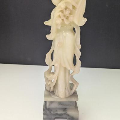 Vintage Chinese Soapstone Figure Kwan Yin Guan Yin Woman Female Figure