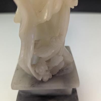 Vintage Chinese Soapstone Figure Kwan Yin Guan Yin Woman Female Figure