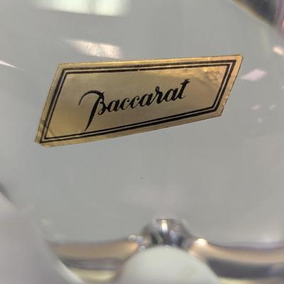 Baccarat Crystal Glass Bear Paperweight