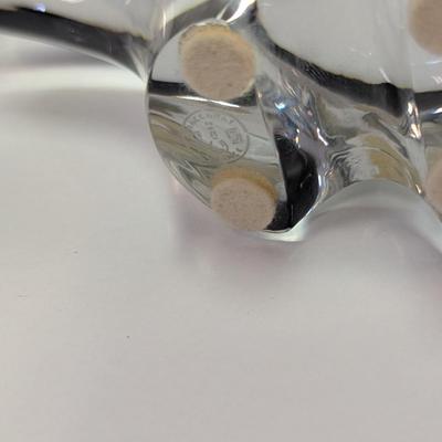 Baccarat Crystal Glass Bear Paperweight