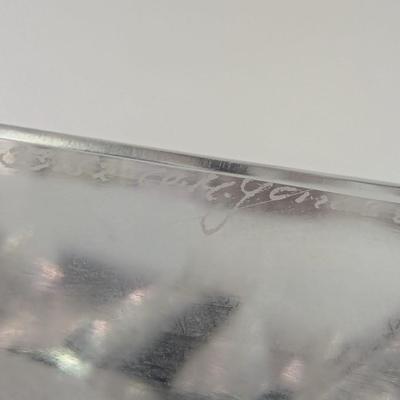 Mats Jonasson Signature Collection Signed Crystal Polar Bear