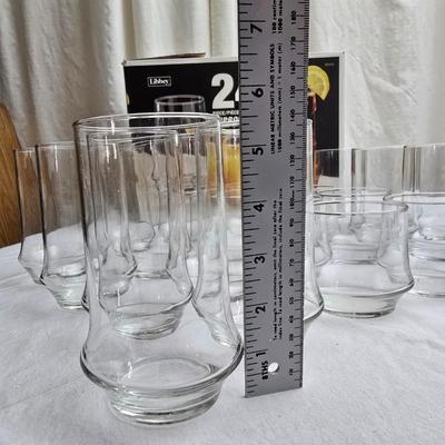 24 piece Libbey Impromptu glasses - Complete set