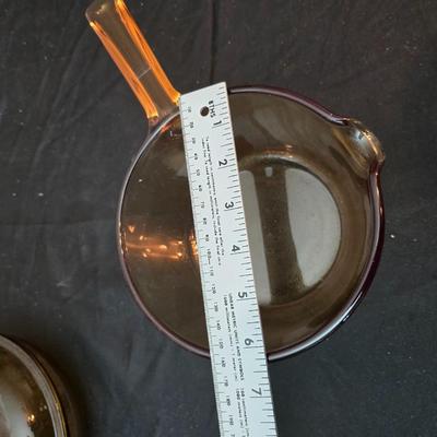 Corning Vision ware Glass saucepans with bakeware