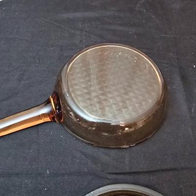 Corning Vision ware Glass saucepans with bakeware
