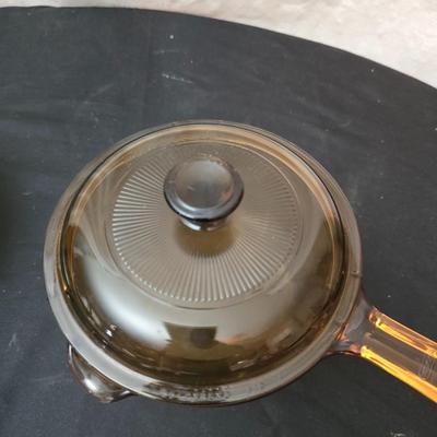 Corning Vision ware Glass saucepans with bakeware