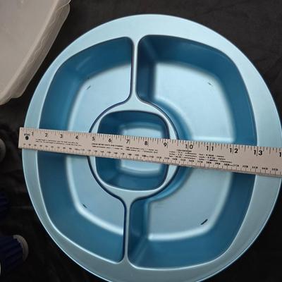 Variety of plastic Food storage containers with lids