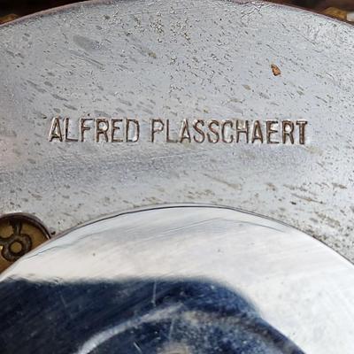 Vintage Alfred Plasschaert Pigeon Racing Clock Numbered 71080 Untested