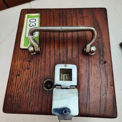 Vintage Alfred Plasschaert Pigeon Racing Clock Numbered 71080 Untested