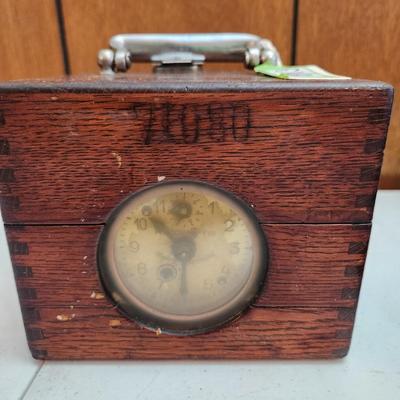 Vintage Alfred Plasschaert Pigeon Racing Clock Numbered 71080 Untested