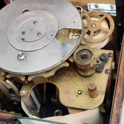 Vintage Alfred Plasschaert Pigeon Racing Clock Numbered 71080 Untested