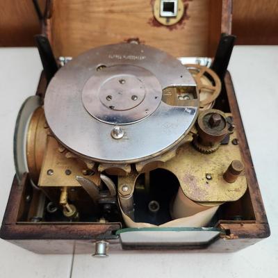 Vintage Alfred Plasschaert Pigeon Racing Clock Numbered 71080 Untested