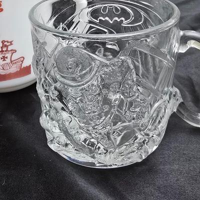 Collectible character mugs - Tom & Jerry - Mickey Mouse - frosted Mcdonalds cups