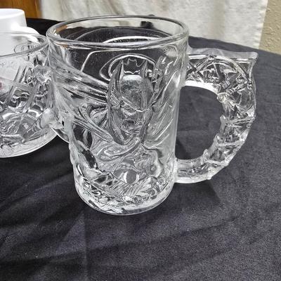 Collectible character mugs - Tom & Jerry - Mickey Mouse - frosted Mcdonalds cups