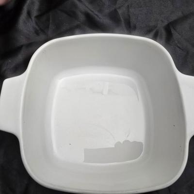 Chrome revere tea pot - corning ware casserole dishes - batter pitcher and more